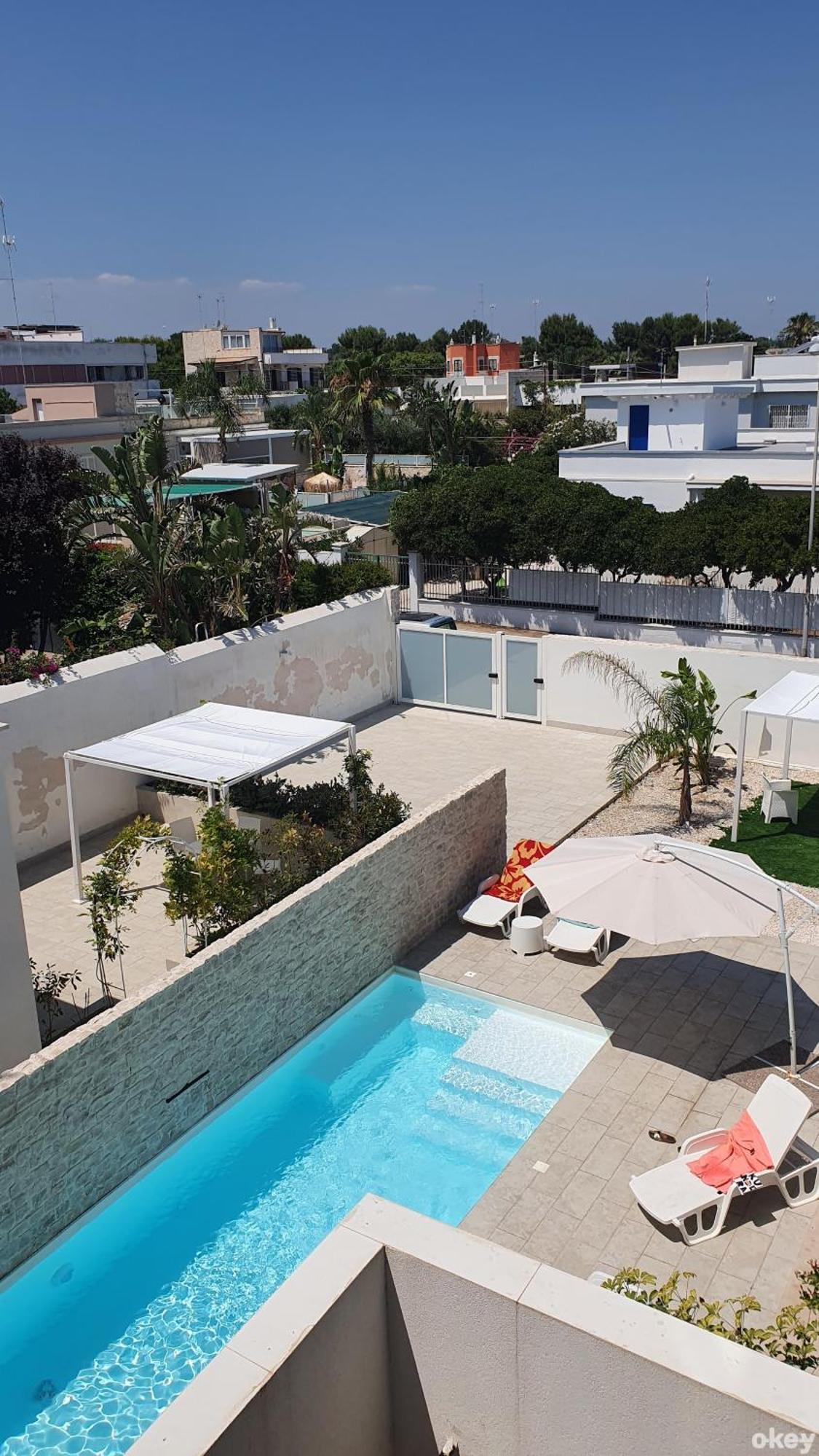 Villa Mediterranea Apartments - Seaview, Pool & Garden Bari Eksteriør billede